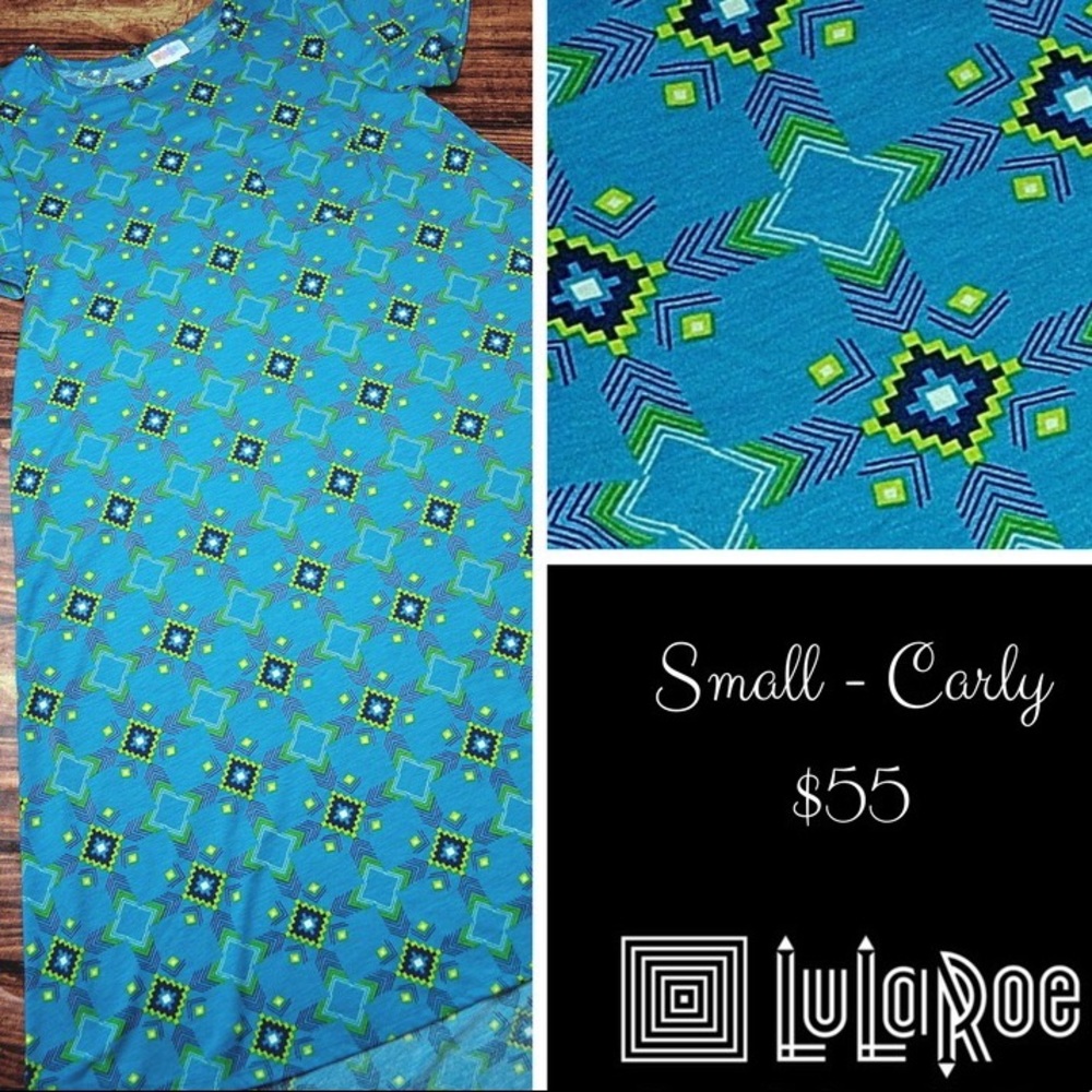 LuLaRoe Carly Swing Dress - Small
